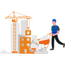 پیش‌نمایش فایل man-carrying-wheelbarrow-of-cement-9401044 از پک ساختمان‌سازی