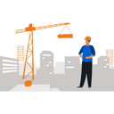 پیش‌نمایش فایل worker-looking-at-construction-site-9401015 از پک ساختمان‌سازی