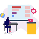 پیش‌نمایش فایل the-girl-is-working-on-laptop-9575185 از پک مشارکت برای دستیابی به بیشتر