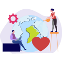 پیش‌نمایش فایل the-team-is-working-internationally-9575186 از پک مشارکت برای دستیابی به بیشتر