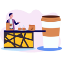 پیش‌نمایش فایل boy-standing-at-coffee-counter-9489929 از پک فرهنگ قهوه