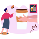 پیش‌نمایش فایل gir-taking-cup-of-coffee-9489990 از پک فرهنگ قهوه
