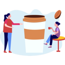 پیش‌نمایش فایل girl-drinking-coffee-9489916 از پک فرهنگ قهوه