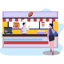 پیش‌نمایش فایل girl-giving-order-to-waiter-9489957 از پک فرهنگ قهوه