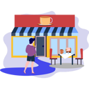 پیش‌نمایش فایل girl-standing-outside-cafe-9489999 از پک فرهنگ قهوه