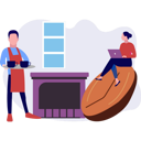 پیش‌نمایش فایل male-waiter-carrying-coffee-for-girl-9489928 از پک فرهنگ قهوه