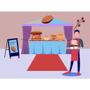 پیش‌نمایش فایل male-waiter-carrying-tray-of-coffee-9490004 از پک فرهنگ قهوه