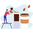 پیش‌نمایش فایل man-grinding-coffee-9489932 از پک فرهنگ قهوه