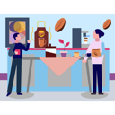 پیش‌نمایش فایل man-talking-to-waitress-9490001 از پک فرهنگ قهوه