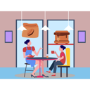 پیش‌نمایش فایل two-girls-talking-and-drinking-coffee-9489918 از پک فرهنگ قهوه