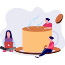 پیش‌نمایش فایل two-girls-working-and-drinking-coffee-9489948 از پک فرهنگ قهوه