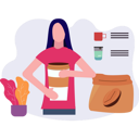 پیش‌نمایش فایل woman-holding-cup-of-coffee-9489974 از پک فرهنگ قهوه