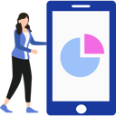 پیش‌نمایش فایل girl-is-looking-at-a-pie-chart-on-a-mobile-9586398 از پک تحقیقات بازار