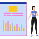 پیش‌نمایش فایل girl-is-standing-next-to-graph-file-9586388 از پک تحقیقات بازار