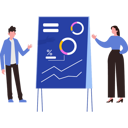 پیش‌نمایش فایل man-and-a-girl-are-standing-next-to-a-chart-board-9586378 از پک تحقیقات بازار