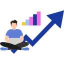پیش‌نمایش فایل man-is-working-on-development-of-the-graph-9586404 از پک تحقیقات بازار