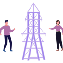 پیش‌نمایش فایل boy-and-girl-standing-near-electricity-tower-9518433 از پک نگهداری برق
