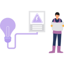 پیش‌نمایش فایل electrician-looking-at-blueprint-9518406 از پک نگهداری برق