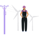 پیش‌نمایش فایل female-electrician-standing-9518469 از پک نگهداری برق