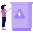 پیش‌نمایش فایل girl-looking-at-fuse-box-9518413 از پک نگهداری برق