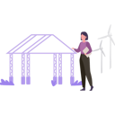 پیش‌نمایش فایل girl-standing-by-lighthouse-9518420 از پک نگهداری برق