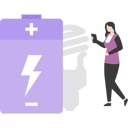 پیش‌نمایش فایل girl-standing-next-to-battery-9518450 از پک نگهداری برق