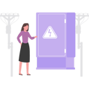 پیش‌نمایش فایل girl-standing-next-to-circuit-breaker-9518438 از پک نگهداری برق