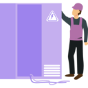 پیش‌نمایش فایل male-electrician-doing-maintenance-9518461 از پک نگهداری برق