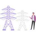 پیش‌نمایش فایل man-looking-at-electricity-tower-9518435 از پک نگهداری برق