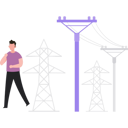 پیش‌نمایش فایل young-boy-standing-near-towers-9518454 از پک نگهداری برق