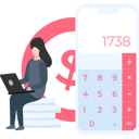 پیش‌نمایش فایل girl-calculating-on-laptop-9548721 از پک مالیات