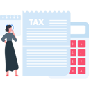 پیش‌نمایش فایل girl-looking-at-tax-document-9548998 از پک مالیات