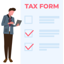 پیش‌نمایش فایل man-filling-tax-form-9548736 از پک مالیات