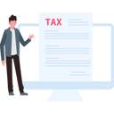 پیش‌نمایش فایل man-looking-at-tax-form-9548980 از پک مالیات