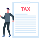 پیش‌نمایش فایل young-boy-standing-with-tax-document-9549011 از پک مالیات