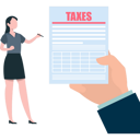 پیش‌نمایش فایل young-girl-filling-tax-form-9548740 از پک مالیات