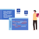 پیش‌نمایش فایل man-is-coding-html-and-css-9596529 از پک برنامه‌نویس