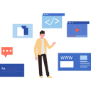 پیش‌نمایش فایل man-is-coding-the-web-page-9596502 از پک برنامه‌نویس