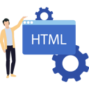 پیش‌نمایش فایل man-is-setting-up-the-html-9596518 از پک برنامه‌نویس