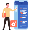 پیش‌نمایش فایل man-is-setting-up-the-mobile-system-9596535 از پک برنامه‌نویس