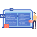پیش‌نمایش فایل man-standing-next-to-coding-laptop-9596543 از پک برنامه‌نویس