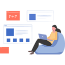 پیش‌نمایش فایل woman-coding-on-laptop-9596480 از پک برنامه‌نویس
