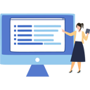 پیش‌نمایش فایل woman-is-pointing-at-the-monitor-9596561 از پک برنامه‌نویس