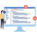 پیش‌نمایش فایل woman-is-programming-9596560 از پک برنامه‌نویس