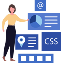 پیش‌نمایش فایل woman-is-programming-css-9596489 از پک برنامه‌نویس