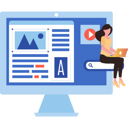 پیش‌نمایش فایل woman-is-working-on-the-laptop-9596525 از پک برنامه‌نویس