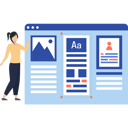 پیش‌نمایش فایل woman-is-working-on-the-web-page-9596527 از پک برنامه‌نویس