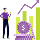 پیش‌نمایش فایل boy-is-looking-at-the-dollar-graph-9634542 از پک درآمد فعال و غیرفعال