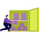 پیش‌نمایش فایل boy-is-putting-the-gold-bar-in-the-locker-9634522 از پک درآمد فعال و غیرفعال