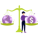 پیش‌نمایش فایل boy-is-standing-near-the-balance-scale-9634554 از پک درآمد فعال و غیرفعال